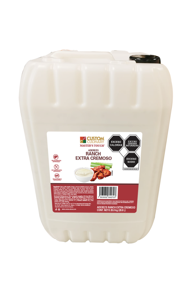 CUSTOM Aderezo Ranch Bidón 20 Kg.